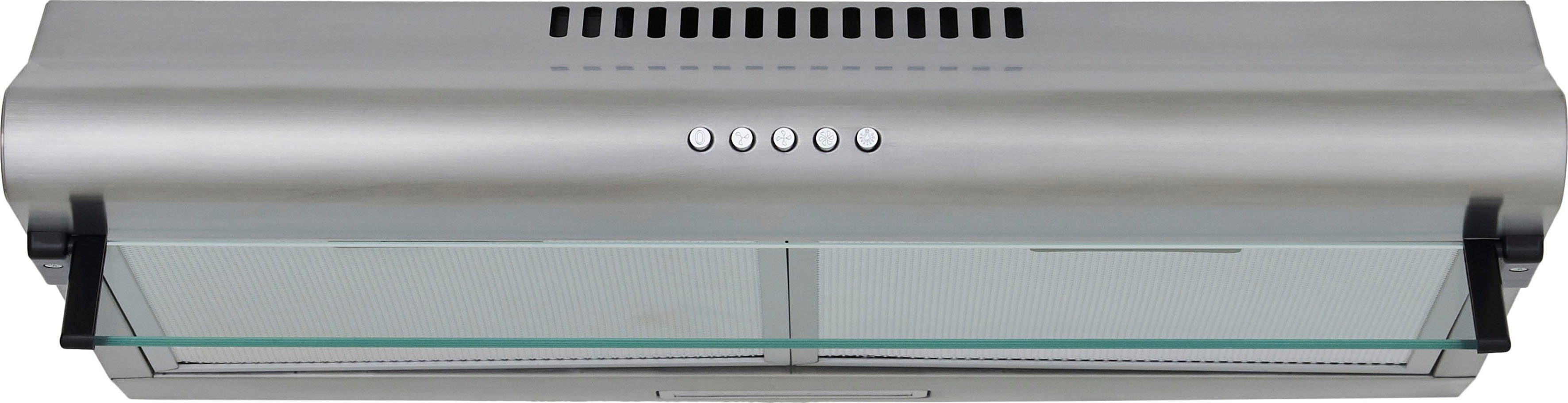 RESPEKTA Unterbauhaube Serie Tilla CH 1259 IXC N, 60 cm, 3 Leistungsstufen, LED-Beleuchtung, Ab- und Umluftfähig