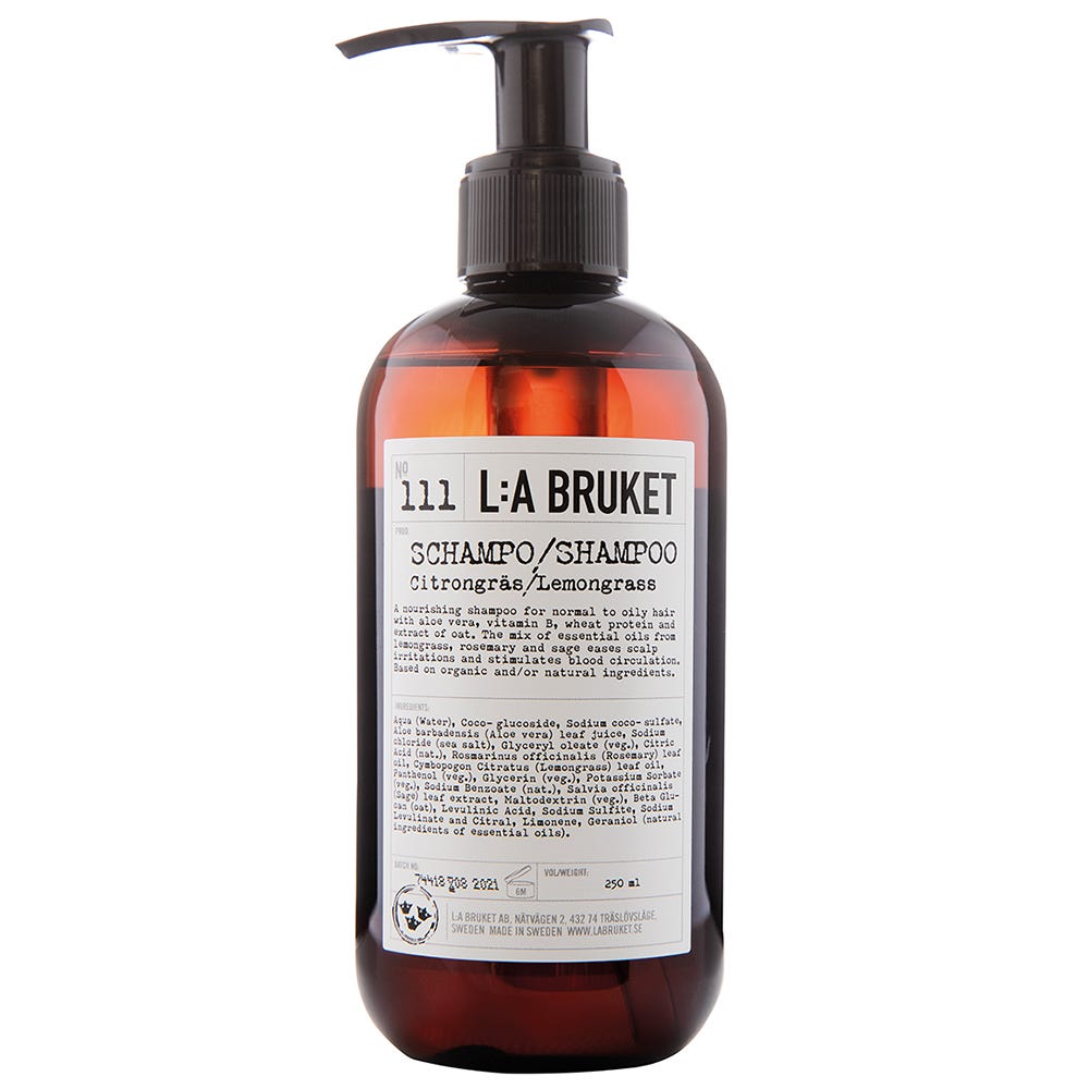 L:A BRUKET No. 111 Shampoo Lemongrass 240 ml