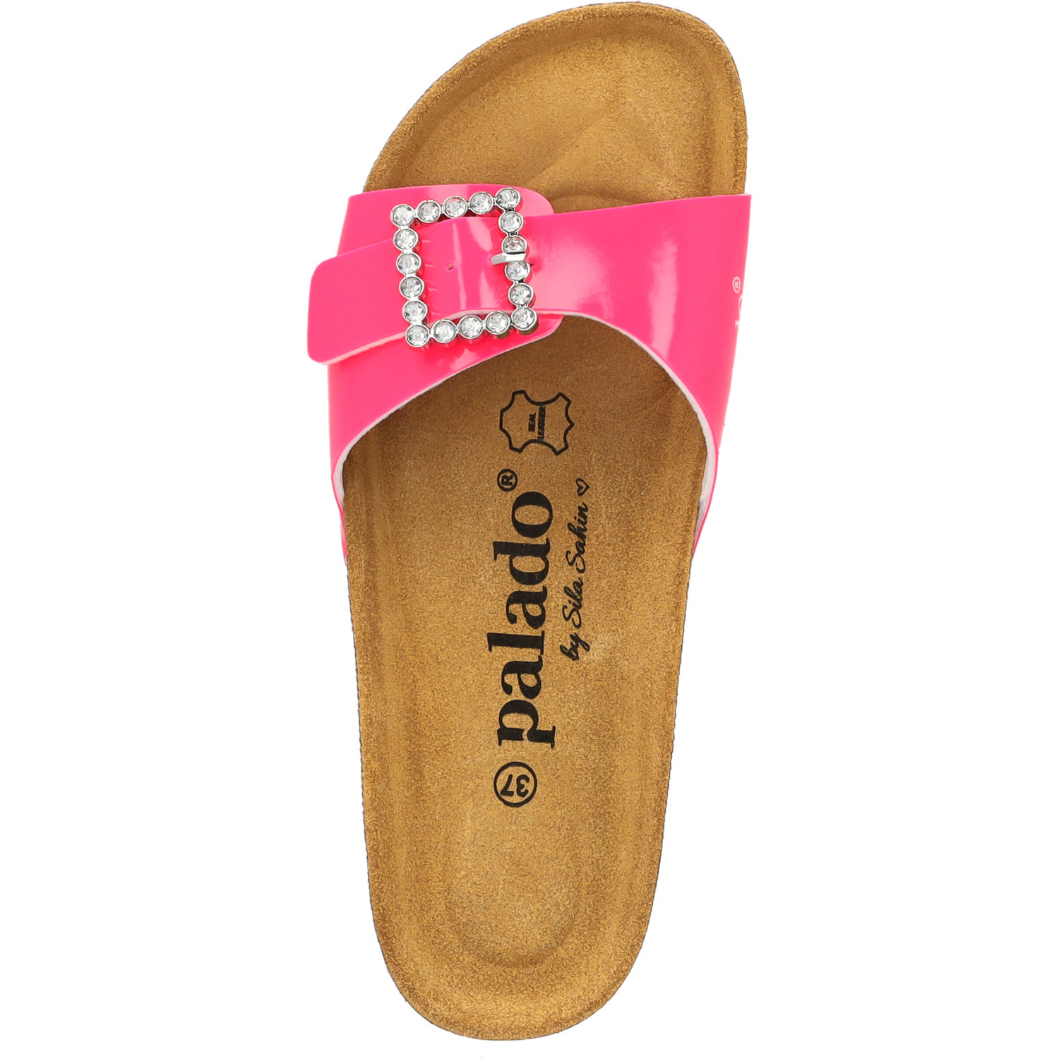 Palado Malta SQ by Sila Sahin, Pantoletten, Damen, Pink Neon Lack