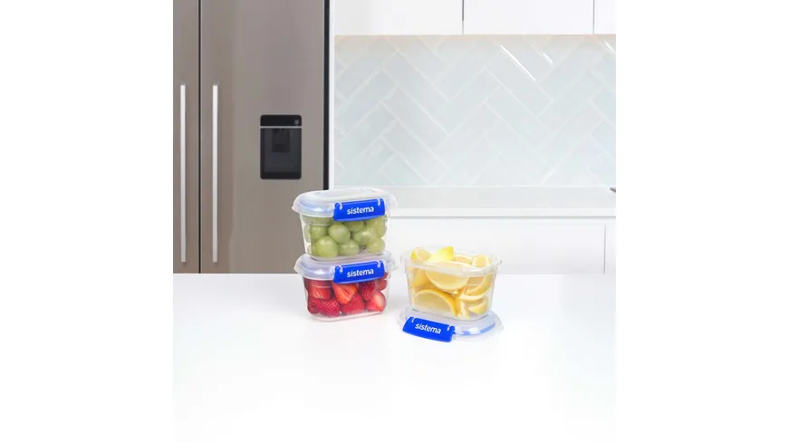 sistema Lunchbox Rectangle Klip IT 400ml 3er Pack