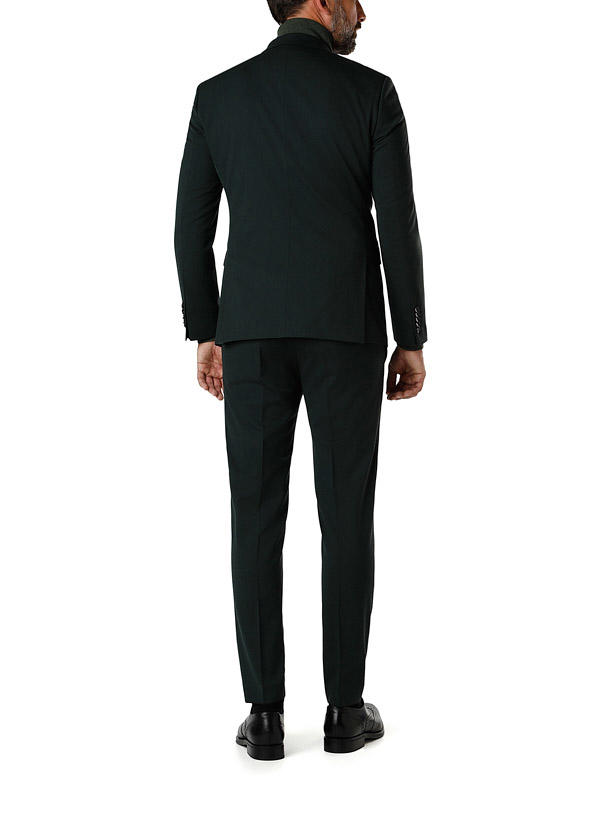 Strellson, Anzug Aidan-Melwin, Slim Fit, Woll-Stretch, dunkelgrün meliert