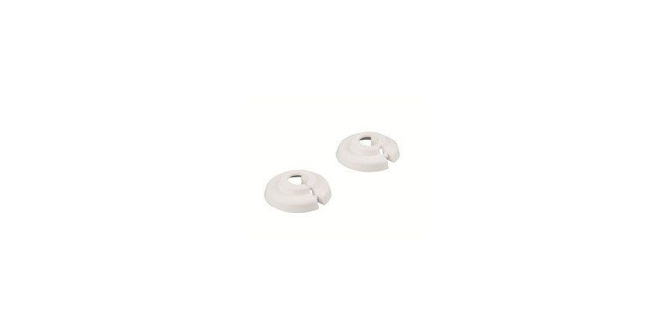 Sanicomfort Heizkörper sanicomfort PVC-Klapprosetten 12 mm, weiß, 2 Stück