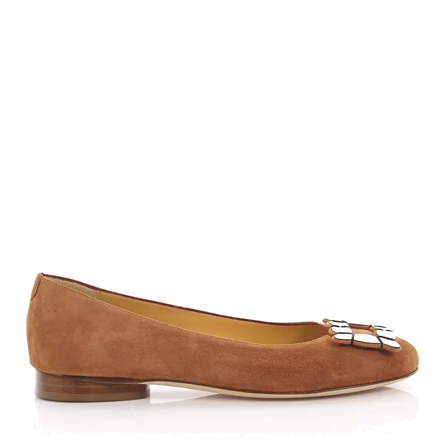 Truman's - Trumans Ballerina 8337 Veloursleder beige - beige