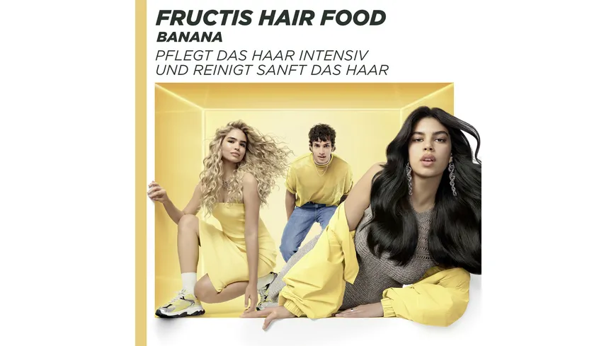 Garnier Fructis Banana Hair Food Shampoo 400 ml