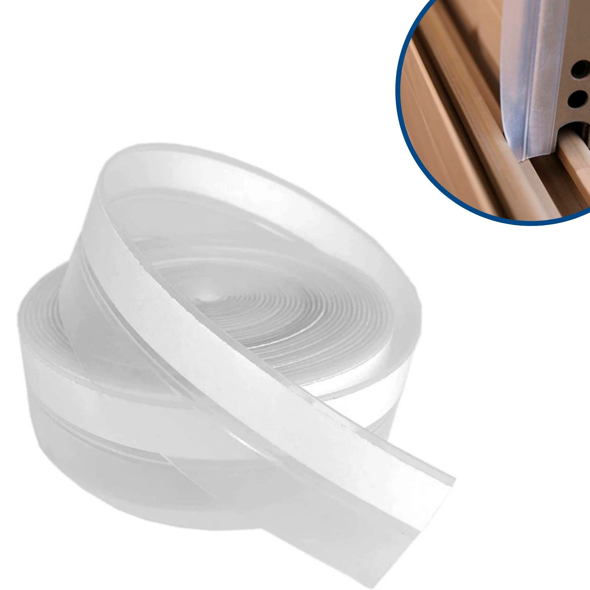 Starlyf Dichtungsband Insulation Strip, (Spar Set, 1-St., 1er, 2er oder 4er Pack), Dichtband für Tür Fenster, Zugluftstopper, 5 Meter, selbstklebend