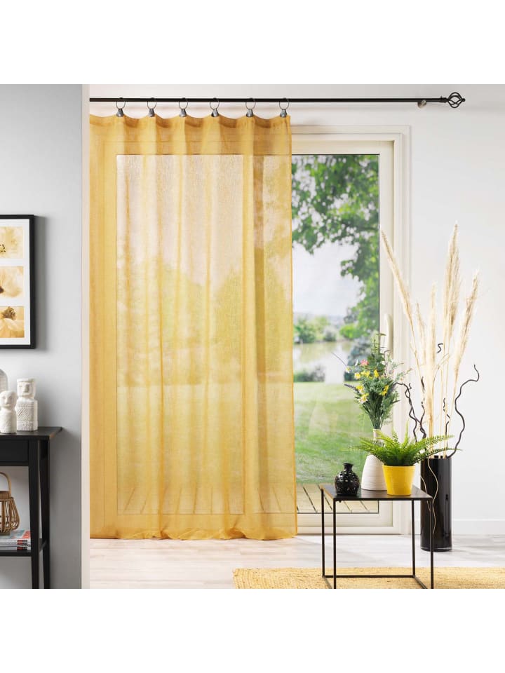 Douceur d’Intérieur Vorhang in gelb günstig kaufen onesize