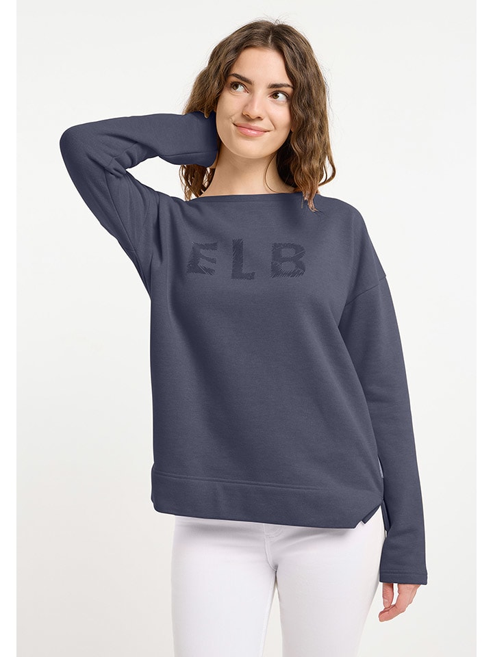 ELBSAND Sweatshirt in Dunkelblau günstig kaufen