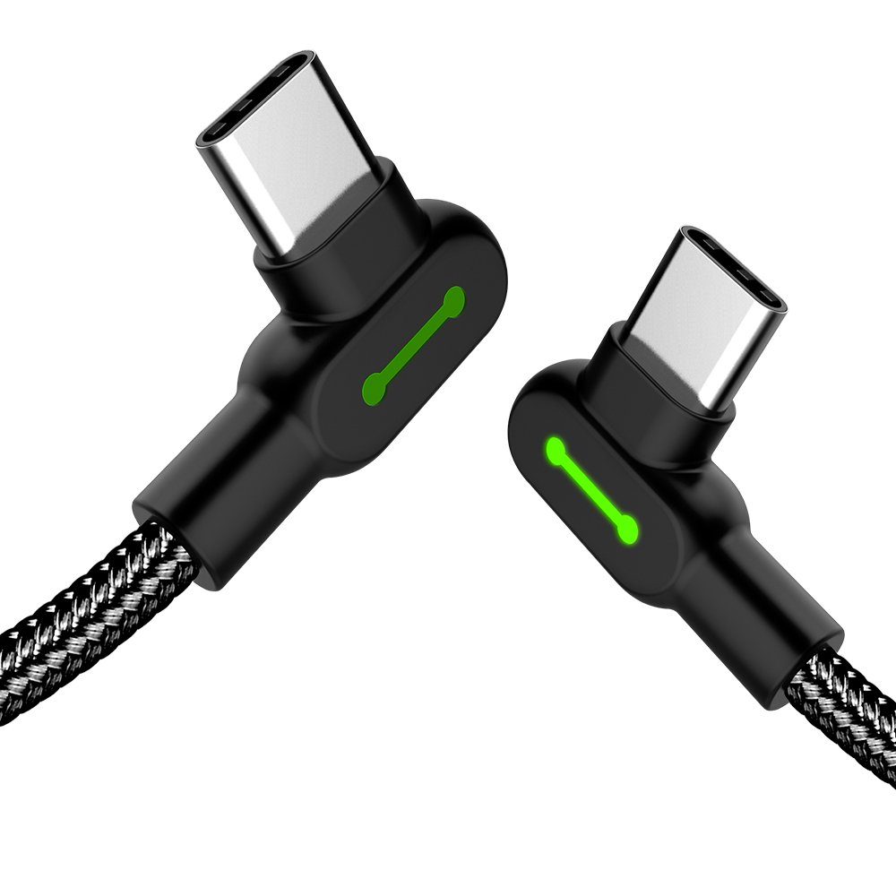 mcdodo 90 Grad Ladekabel Winkel Typ-C USB-C Kabel abgewinkelt USB-Kabel, Typ C (Eurostecker), USB-C (50 cm), Winkelstecker