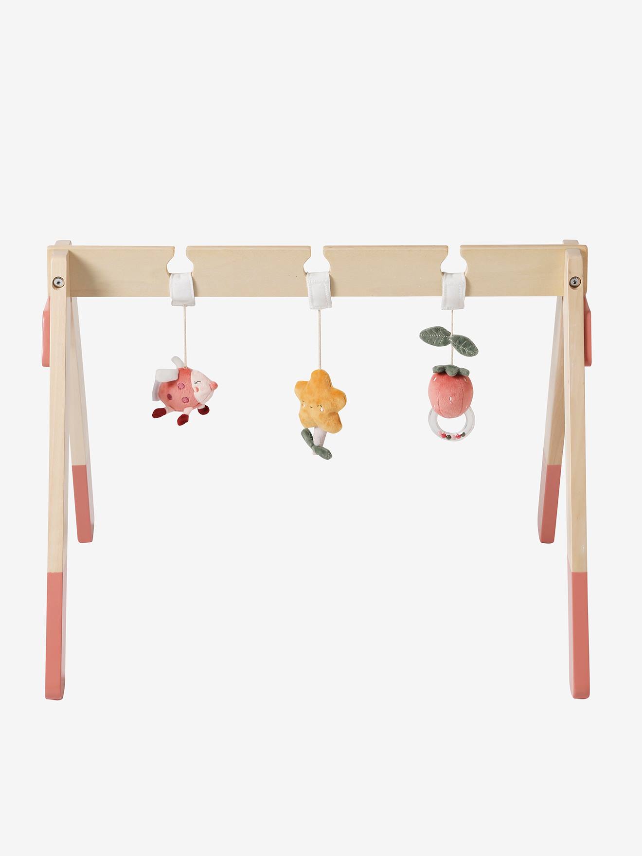 Vertbaudet Baby Spielbogen aus Holz FSC - mehrfarbig/rosa welt