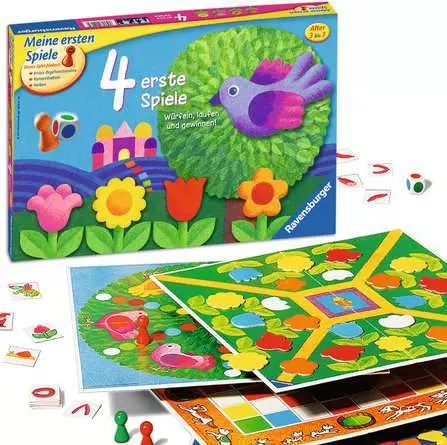 4 erste Spiele - Kinderspiel ab 3 Jahren