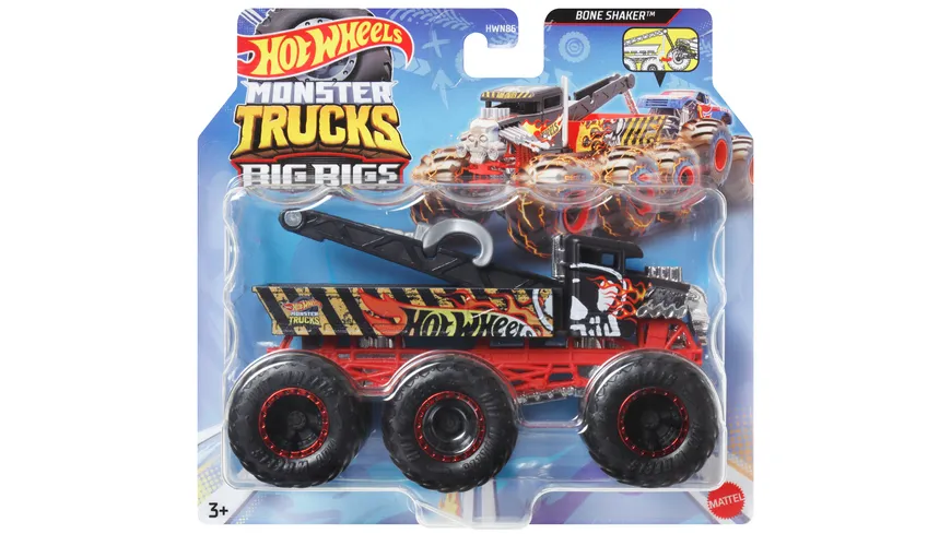 HOT WHEELS MONSTER TRUCKS Big Rigs Sortiment, 1 Stück, sortiert