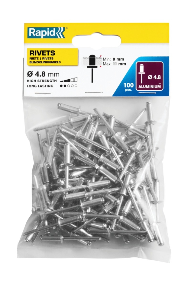 Nituri oarbe standard Rapid 5000381 Ø4,8 x 14 mm 100 buc.