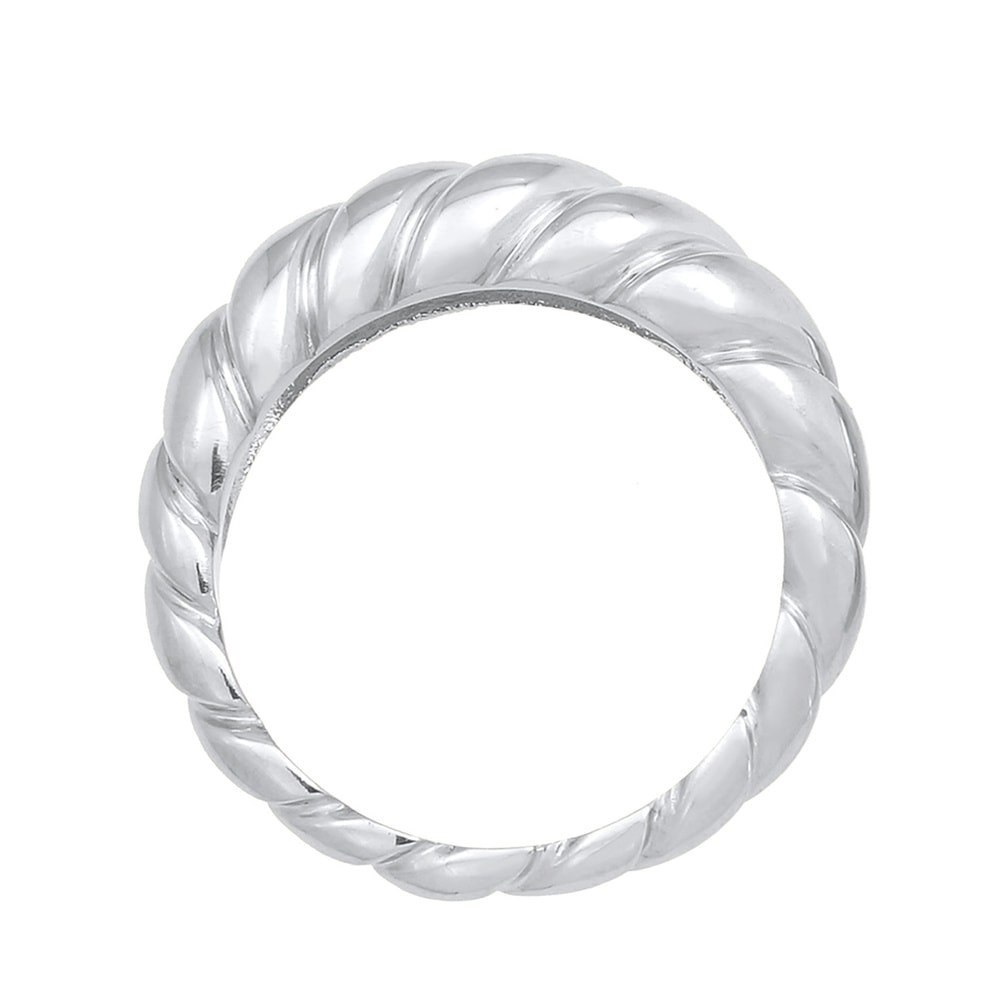 Elli Elli Bague Anneau pour femme Twisted Basic Trend Chunky Blogger en argent sterlin Bague