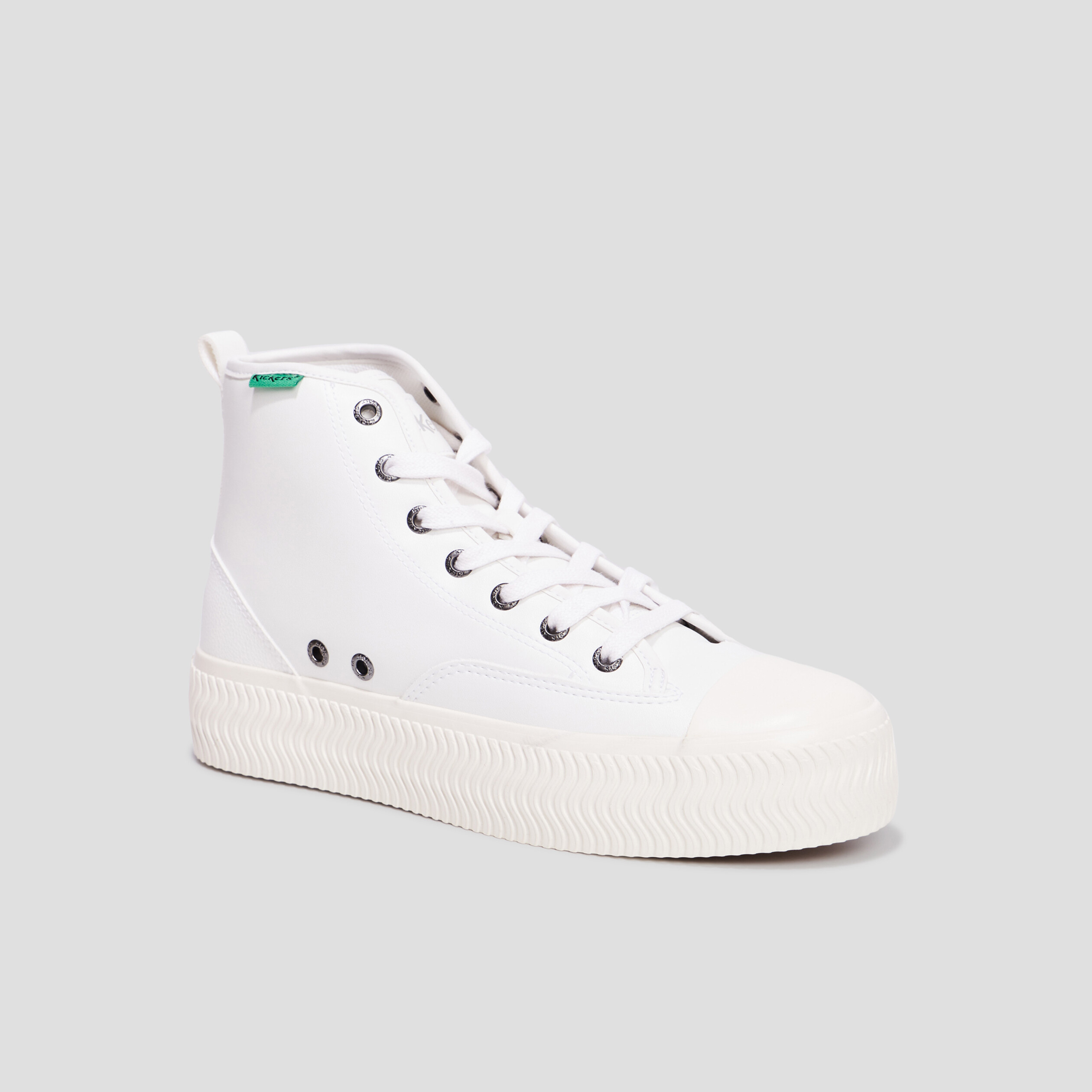 Baskets montantes Kickers Reallife blanc femme | La Halle