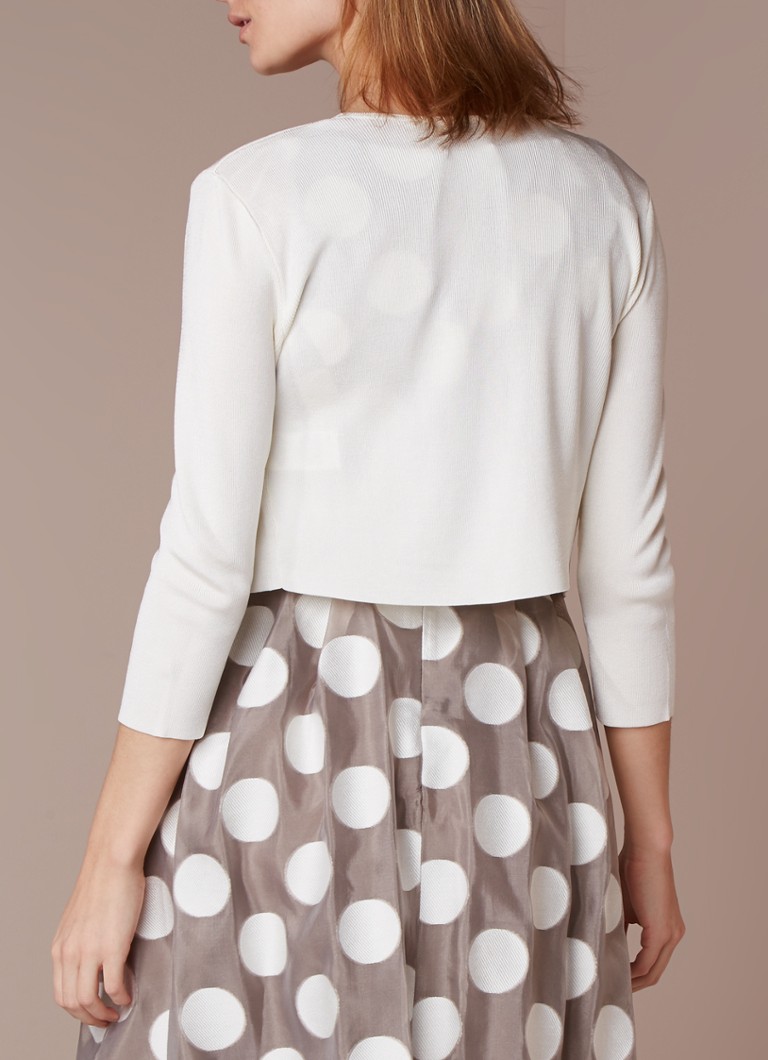 Bolero Phase Eight Salma din material elastic cu decupaj în față