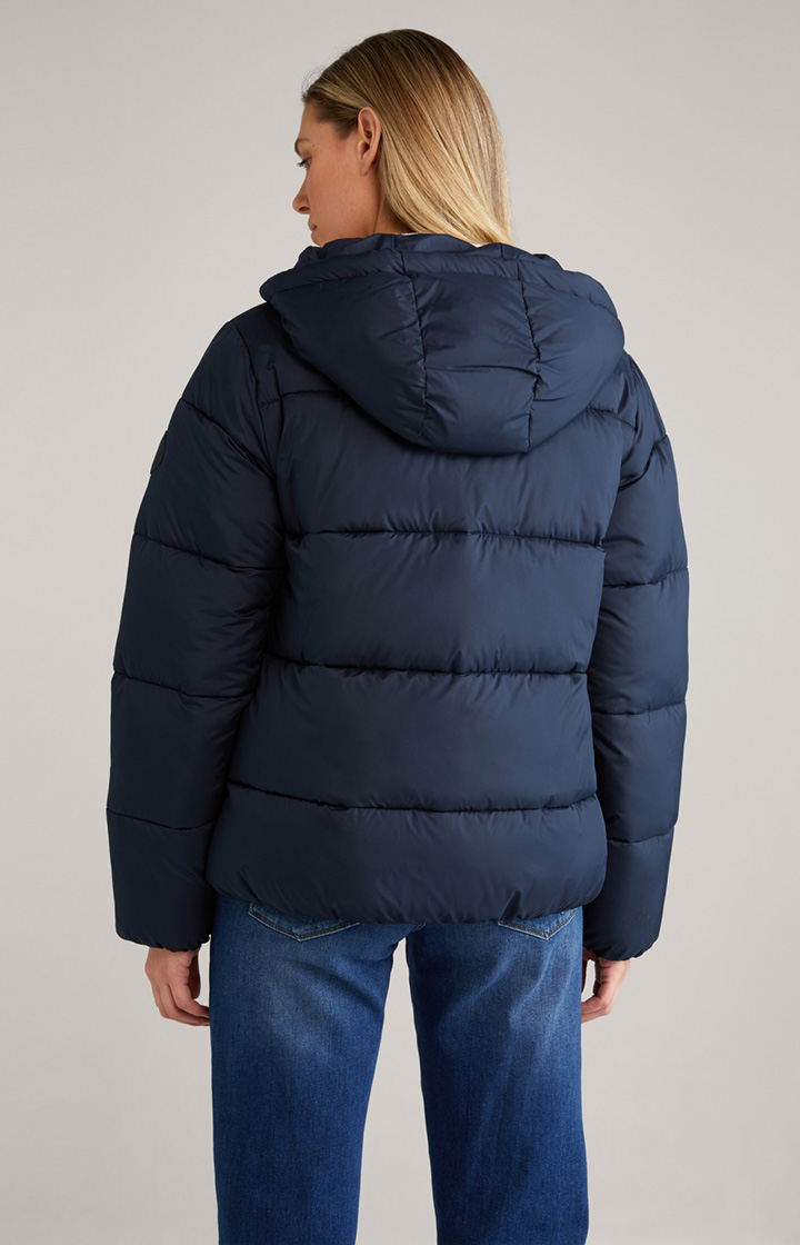 Oversized-Steppjacke in Navy