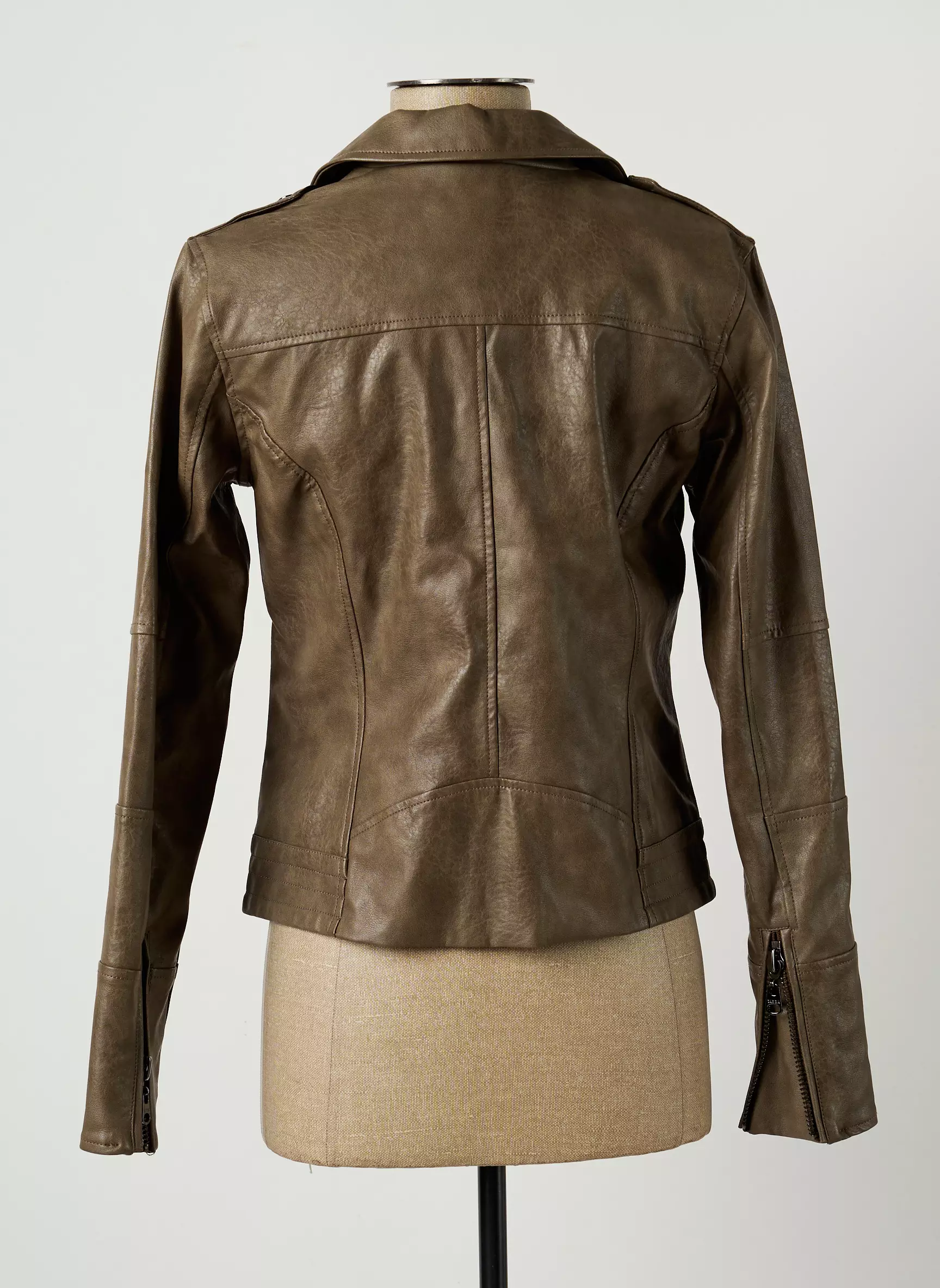 Garcia Vestesimilicuir Femme couleur marron