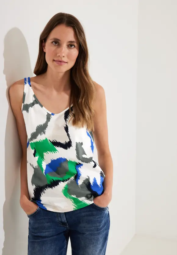 CECIL Ärmelloses Printtop