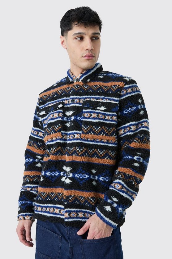 Overshirt mit Borg-Aufnäher