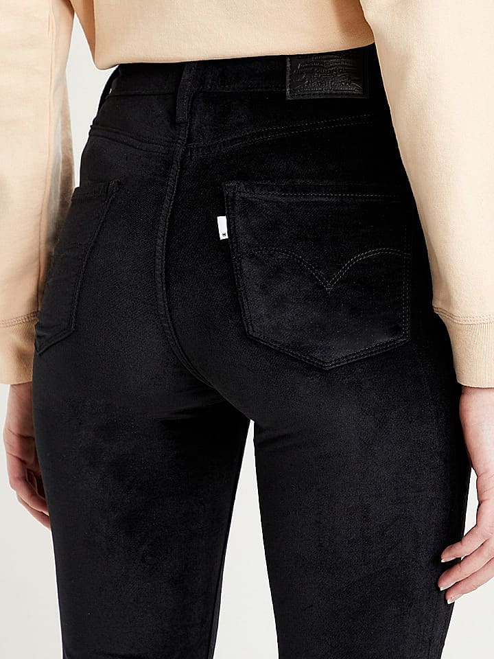 Levi´s Hose Jeans 721 schwarz samt günstig kaufen W28/L32