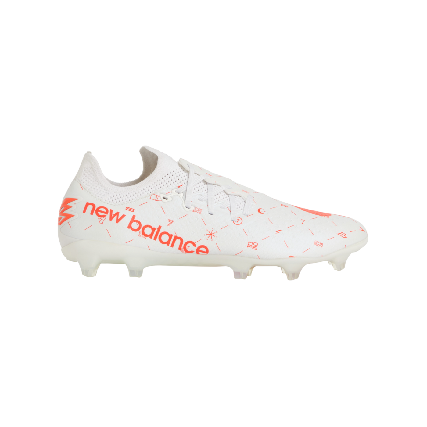 New Balance Furon V7 Pro FG Weiss FSH7