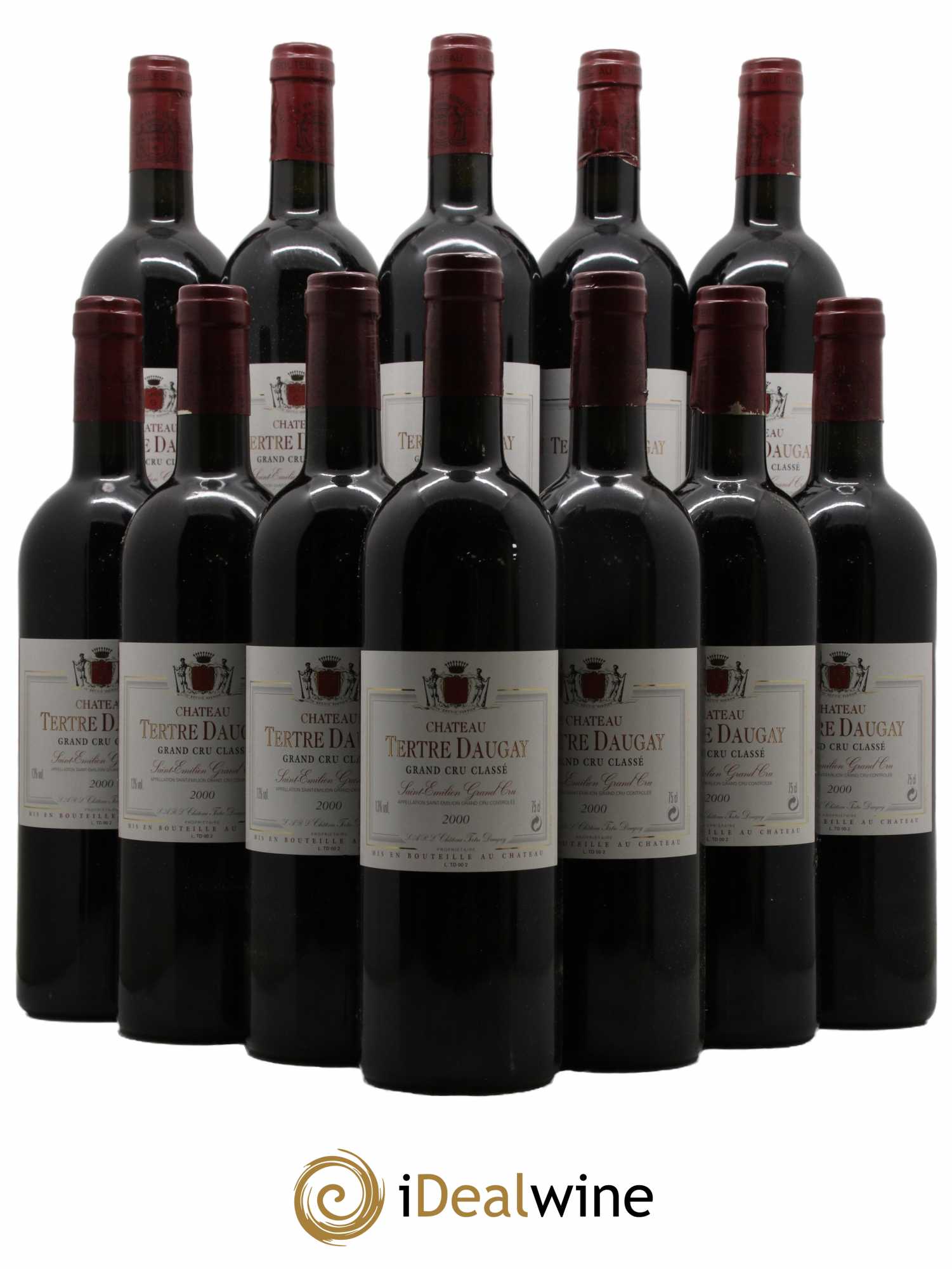 Château Tertre Daugay Grand Cru Classé  2000 - Lot de 12 Bouteilles