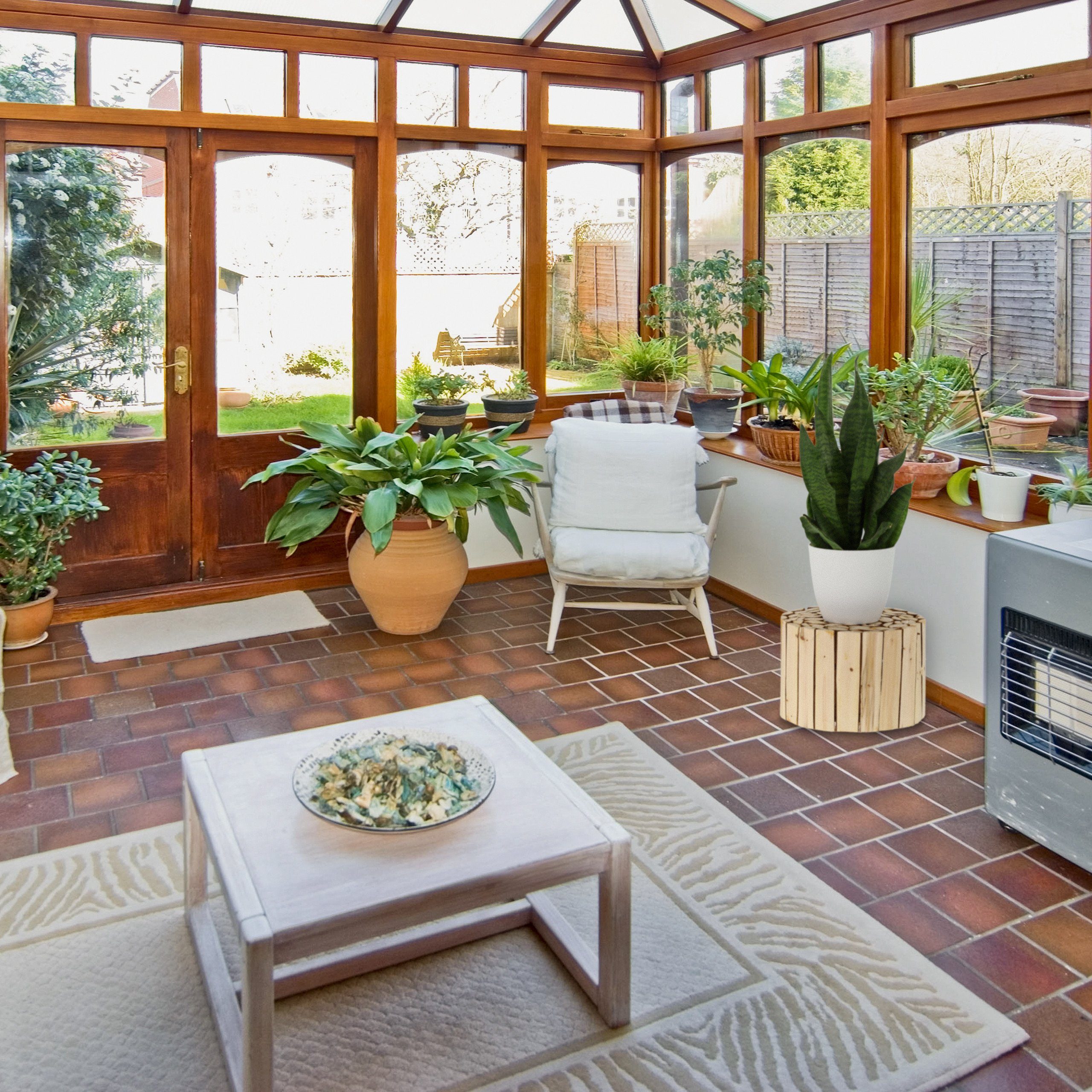 relaxdays Blumenhocker Naturbelassener Blumenhocker