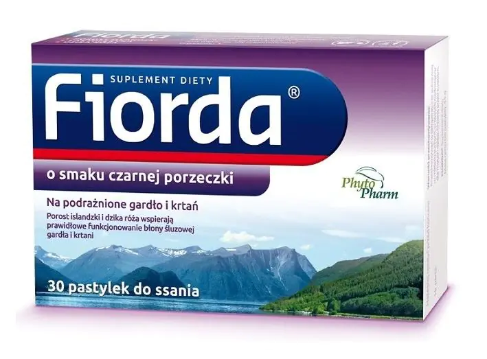 Fiorda, Παστίλιες, Γεύση Μαύρης Σταφίδας