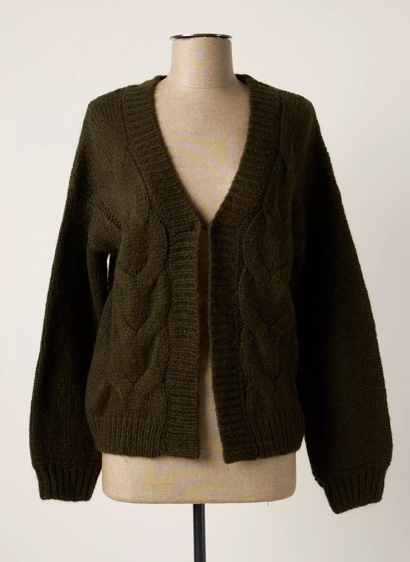 Jeff Cardigans Femme couleur vert