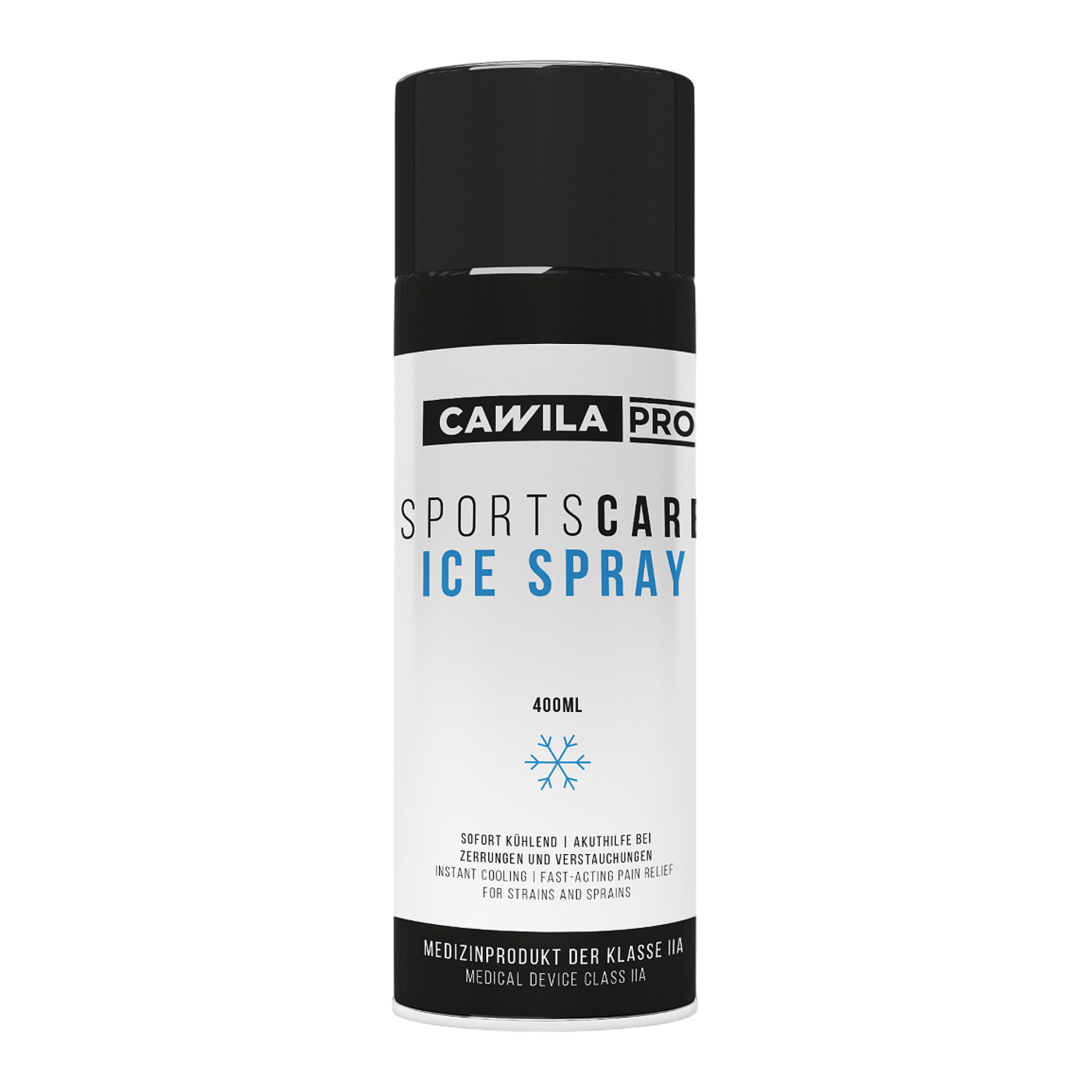 Cawila PRO SportsCARE Ice Spray | 400ml | Kühlspray | Trainingszubehör Weiss