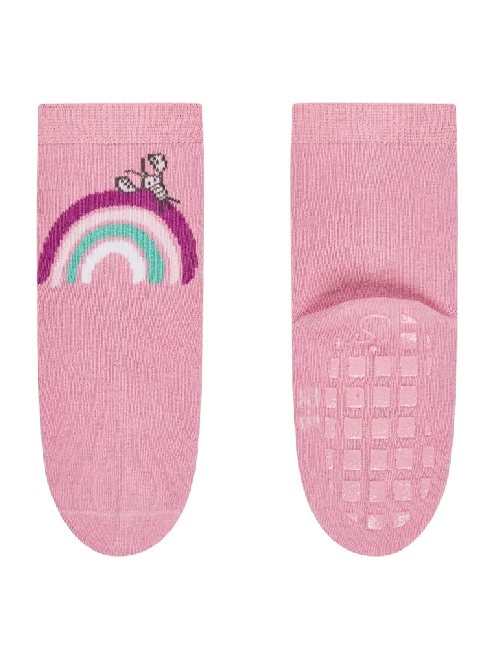 Sterntaler ABS Socken 2er-Pack Regenbogen in rosa günstig kaufen