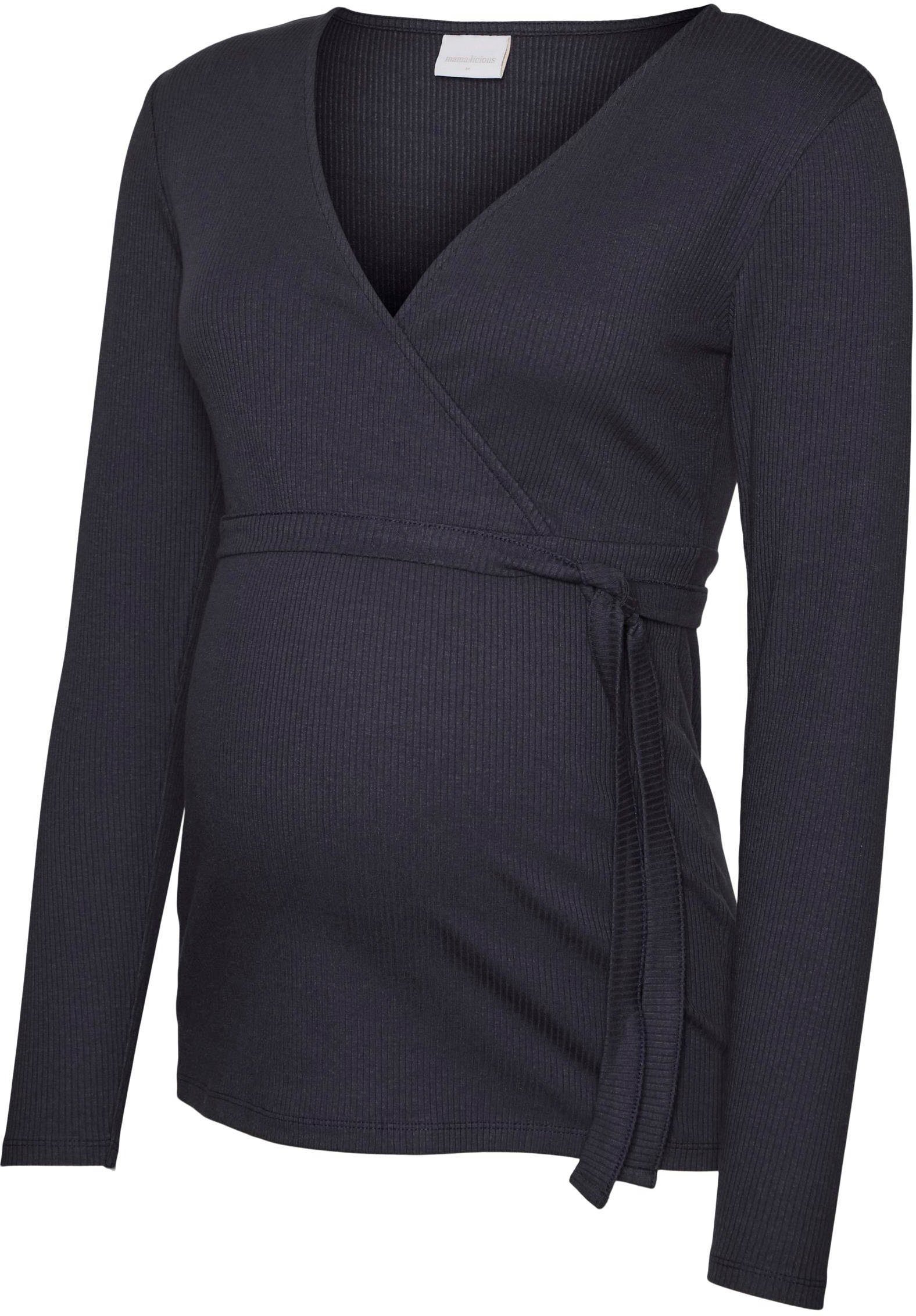 Mamalicious Umstandsshirt MLROSINA TESS LS JRS TOP 2F A.