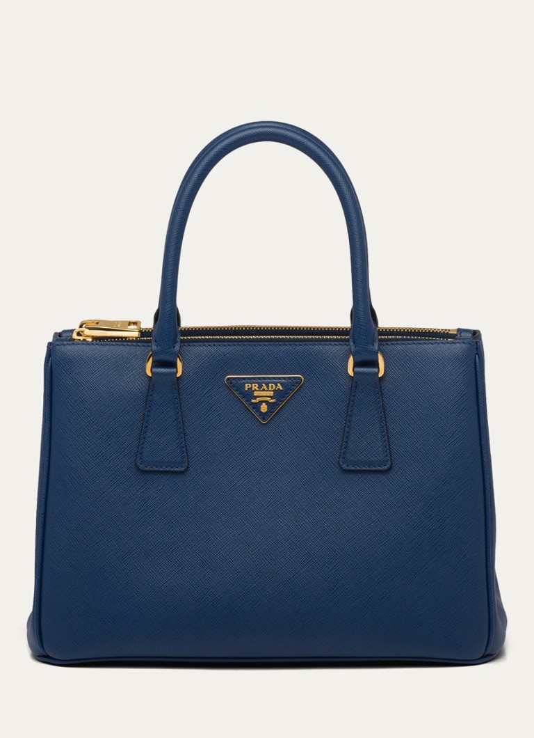 Geantă de mână Prada Galleria din piele, cu curea de umăr detașabilă.
