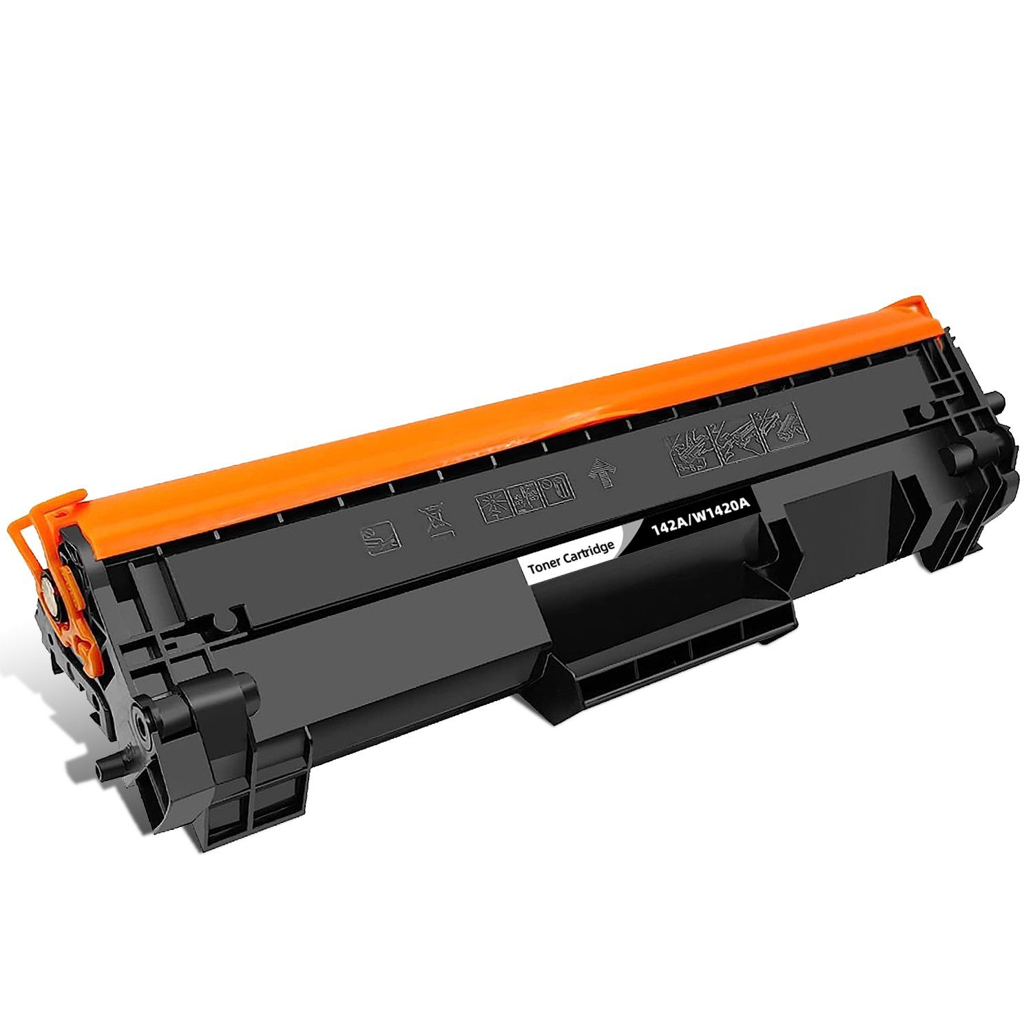 faedra Tonerkartusche HP 142A Toner für HP LaserJet M110we M110w MFP M140we MFP M140w, (Packung, Druckleistung bis ca. 950 Seiten), Kompatibel HP 142A W1420A Schwarz Toner Kartusche, ohne Chip