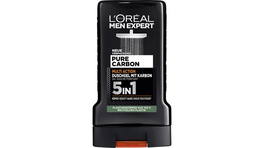 L'Oréal Men Expert Shower Total Clean Carbon 250ml 250 ml