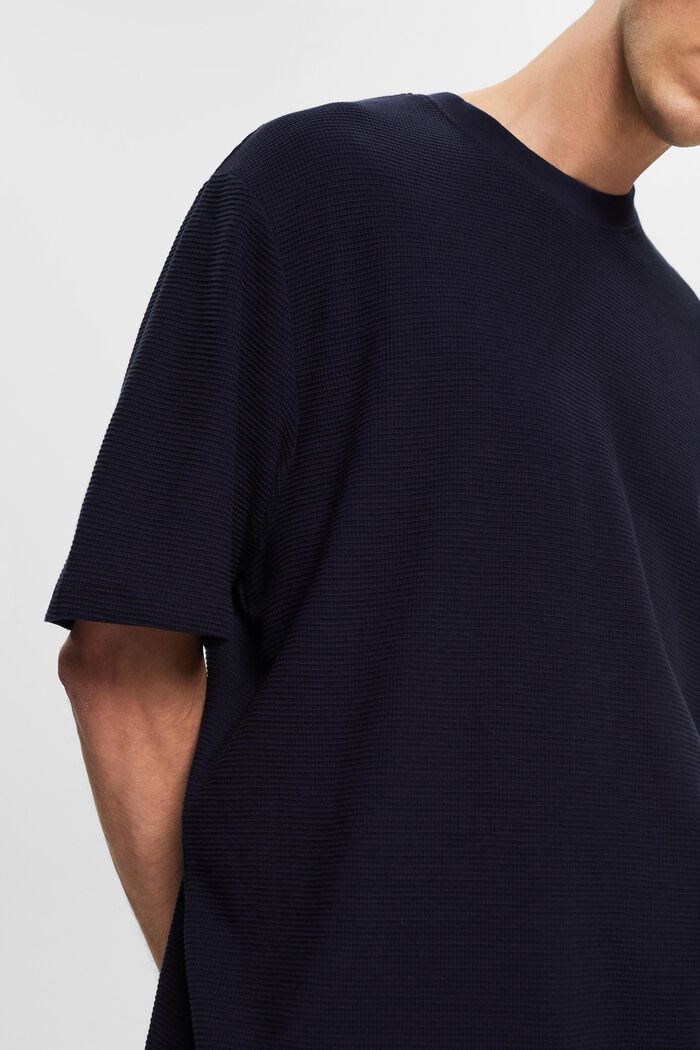 T-Shirt aus Struktur-Jersey