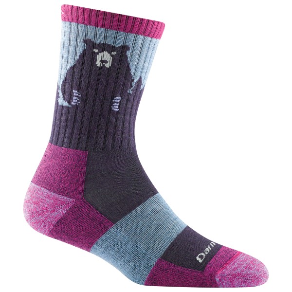 Darn Tough - Women's Bear Town Micro Crew Lightweight w Cushn - Wandersocken