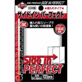 KMC Standard Sleeves - Side-In Perfect (100 Sleeves)