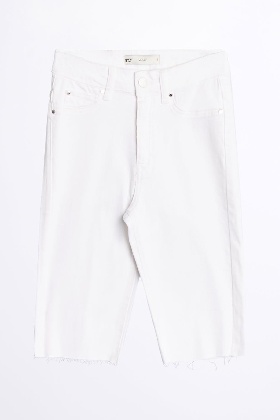 Molly biker denim shorts