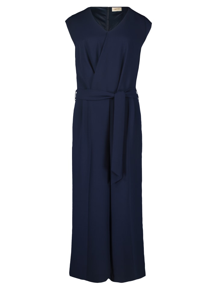 CARTOON Jumpsuit mit Bindegürtel in Navy Blue günstig kaufen 44