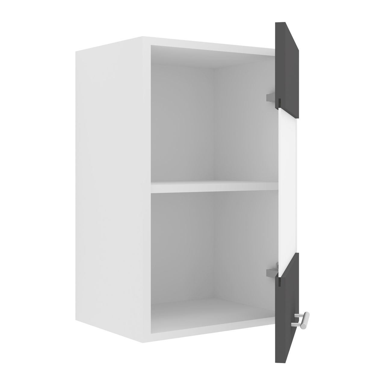 VCM Küchenschrank Breite 40 cm Matt Glastür Hängeschrank Küche Küchenmöbel Esilo