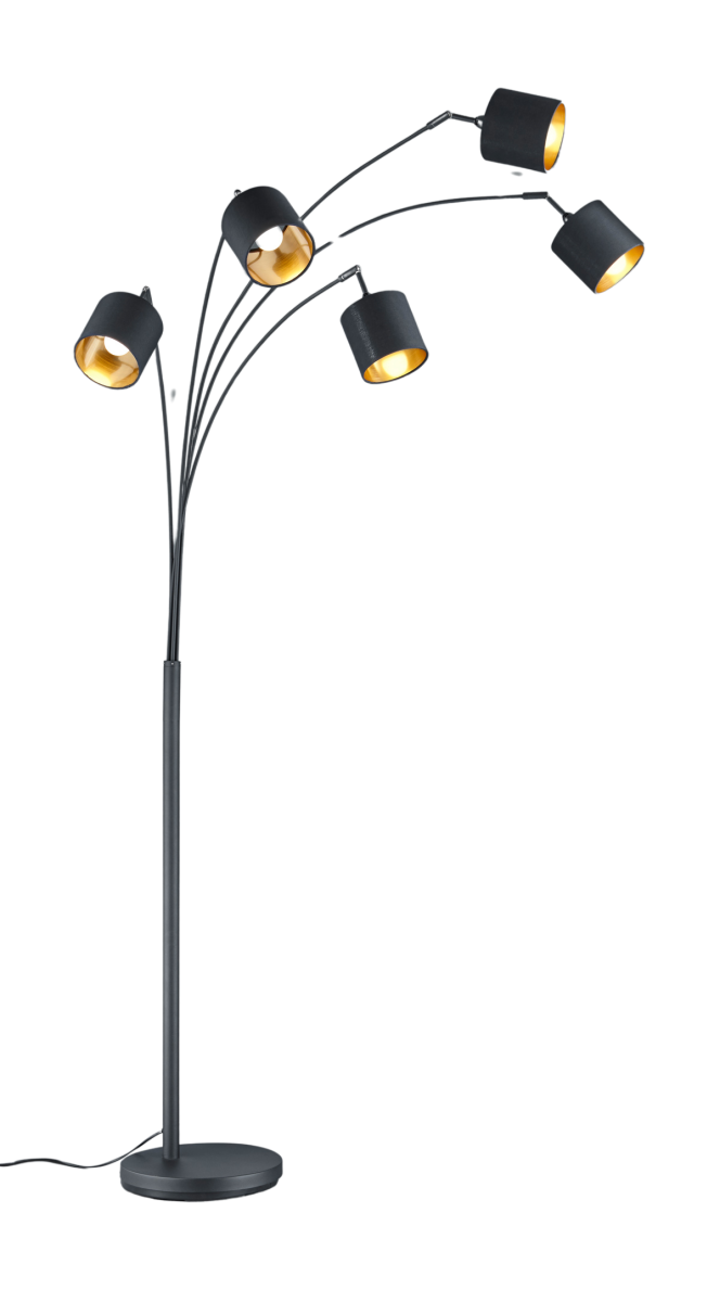 Trendhopper Stehlampe Teddy Schwarz