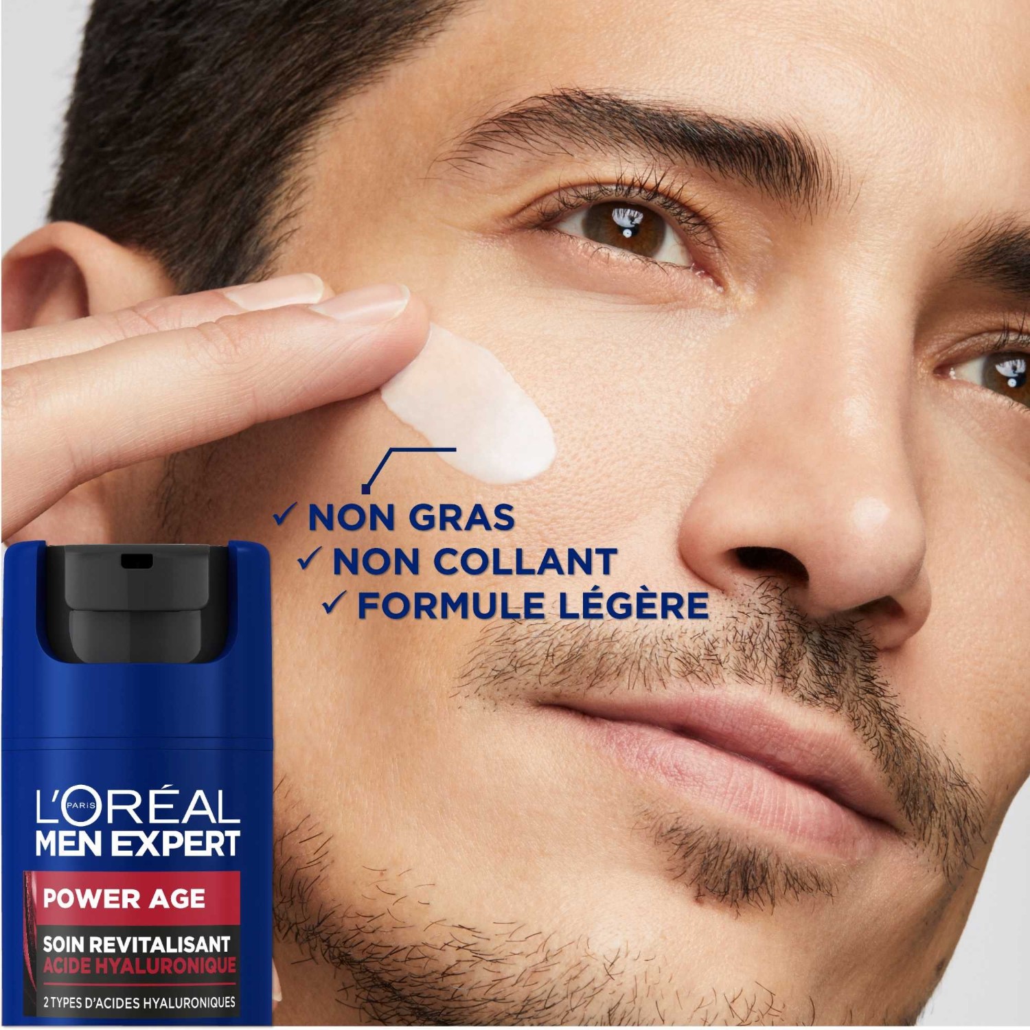 „L'Oréal Paris Expert Power Age“ atgaivinamoji priemonė su hialurono rūgštimi