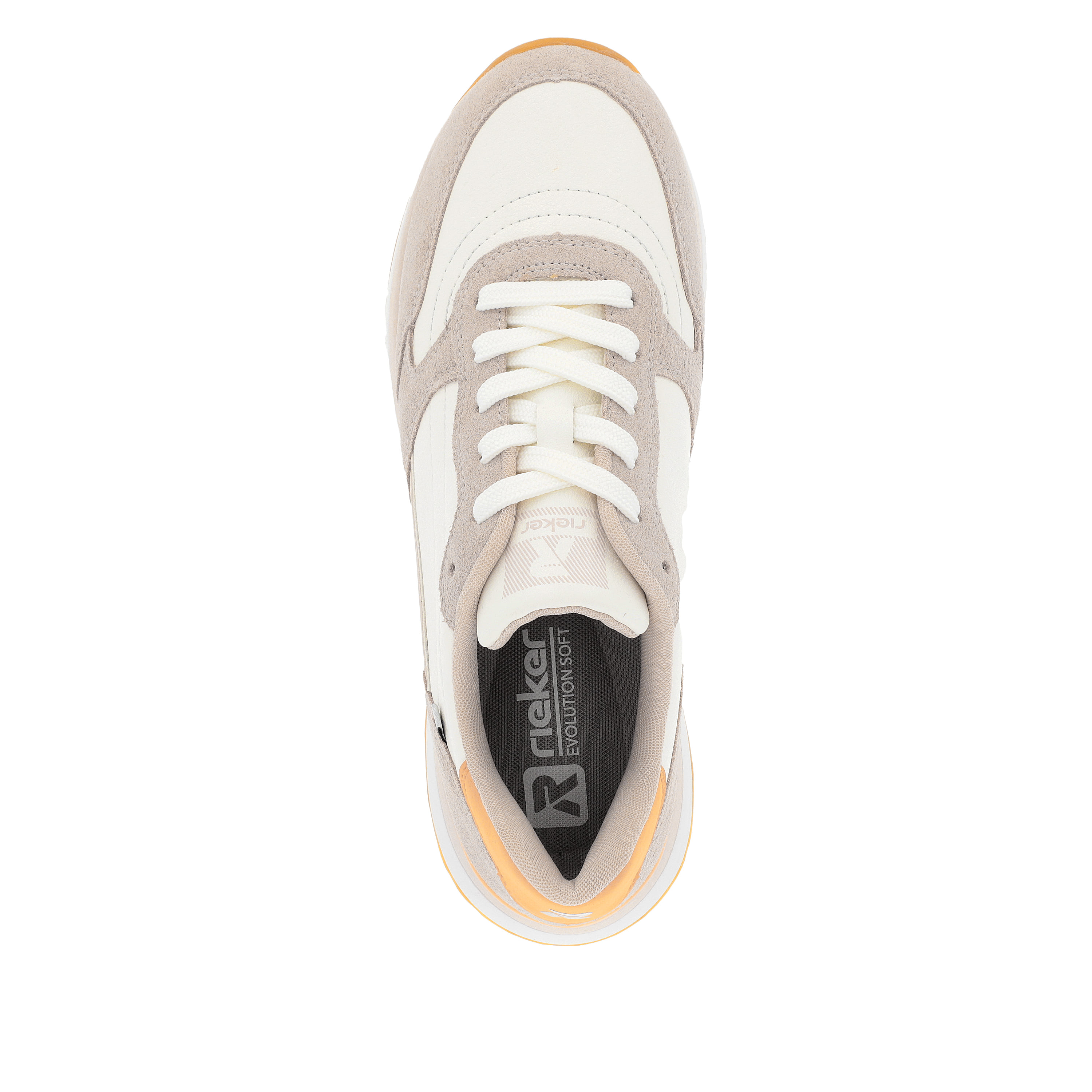 Rieker Damen Sneaker Low clay-beige apricot