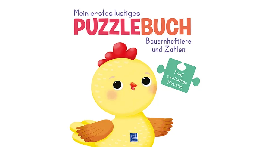 Mein erstes lustiges Puzzlebuch - Bauernhoftiere und Zahlen