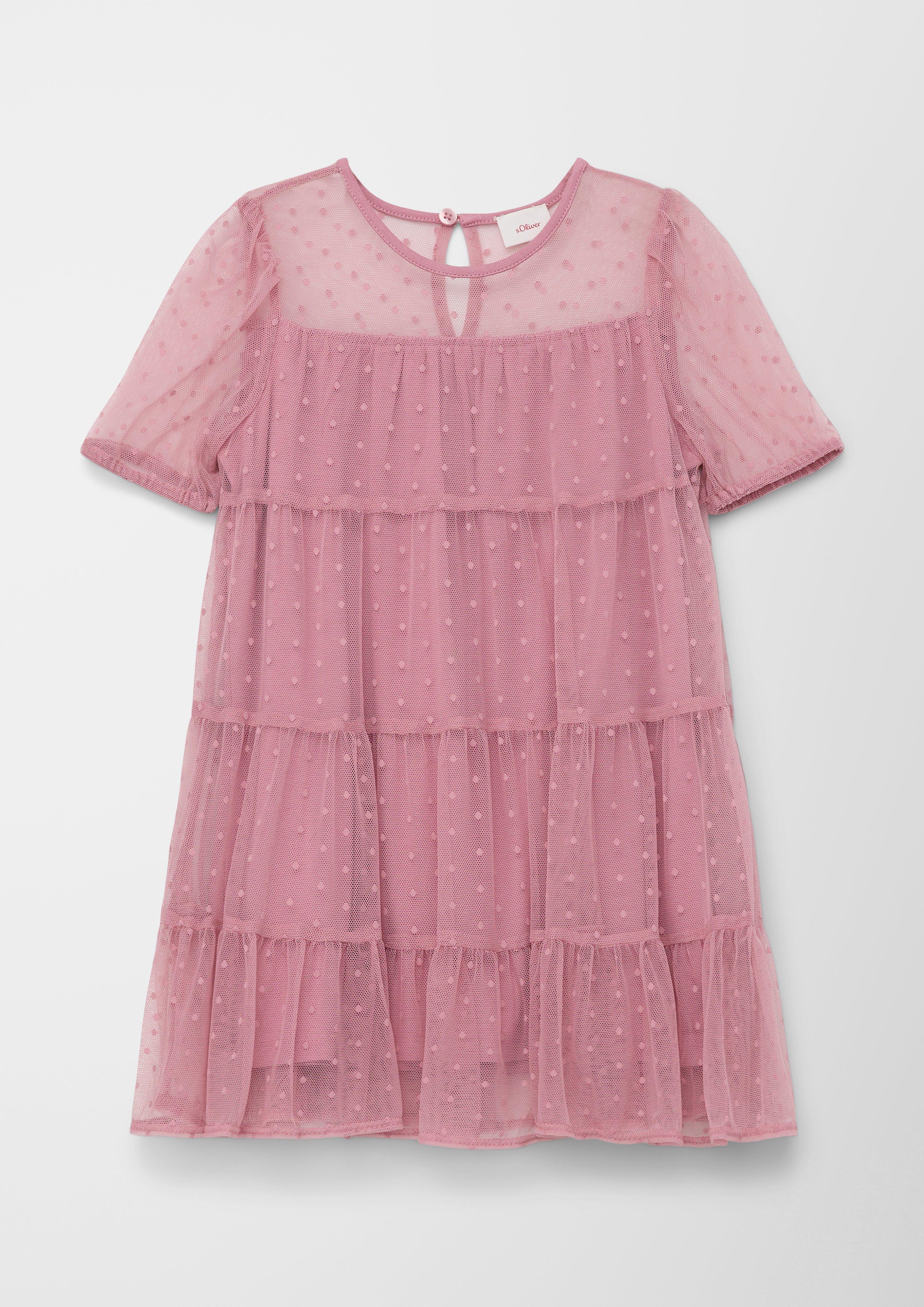 Stufenkleid aus Mesh  2127406-4407