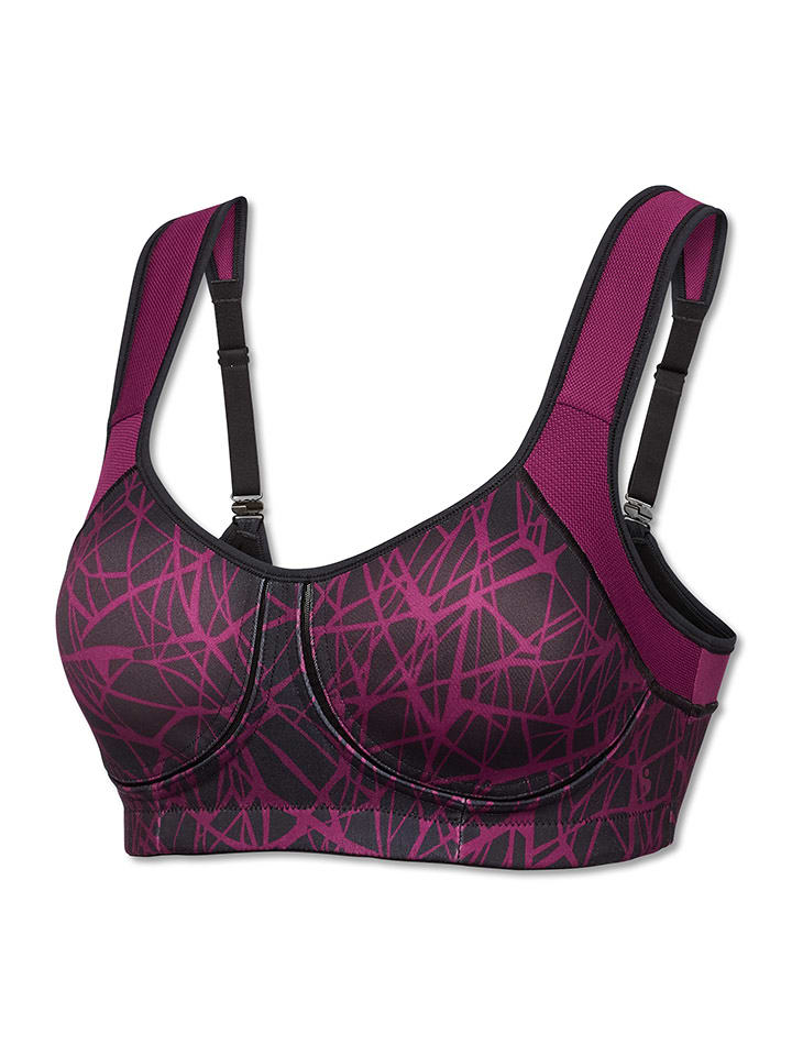 Schiesser Sport-BH in Pink/ Schwarz günstig kaufen