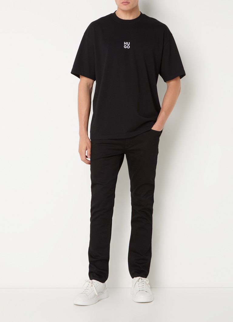 Calça jeans HUGO BOSS 734 slim fit com lavagem colorida