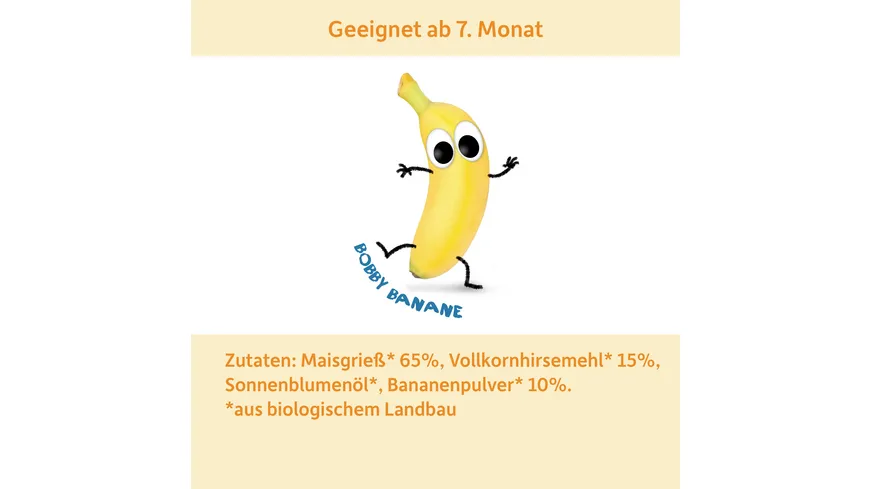 Freche Freunde Bio Knusper-Ringe Hirse & Banane 20 g
