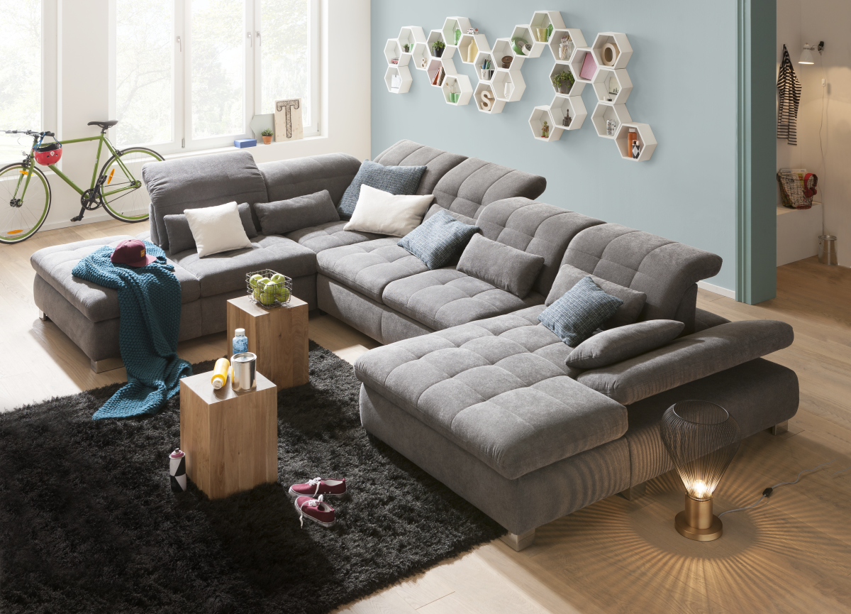 Wohnlandschaft Santa Lucia mit Bettkasten
